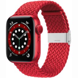 Punottu elastinen rannekoru Apple watch 6 (40mm) - darkred