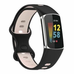 Twin Sport Armband Fitbit Charge 5 - Svart/rosa