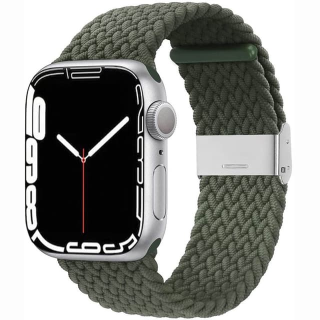 Flettet elastisk armbånd Apple Watch 7 (41mm) - Army