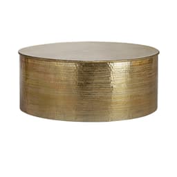 WOMO-DESIGN sohvapöytä olohuoneen sohvapöytä alumiini Ø 76x32 cm kulta