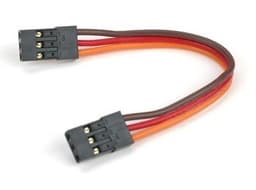 Fuse servoledning 15cm - male tynn