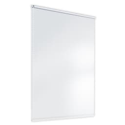 ECD Germany mørklægningsgardin 100 x 150 cm - hvid - Klemmfix - uden boring -