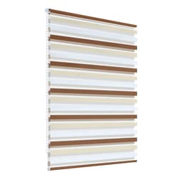 Kaksoissokkoutettu blind Duo blind rullaverho 90x230cm Valkoinen Beige Ruskea