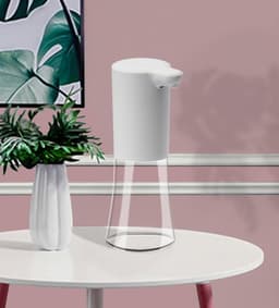 Automatisk desinfiserende dispenser ABS / PET Hvit 350 ml