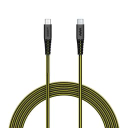 SOSKILD Latauspiuha USB-C till USB-C 1.5m Ultimate Strenght Svart/Gul