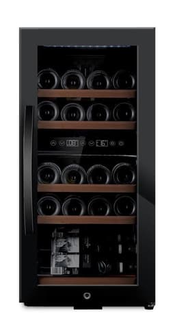 Fritstående vinkøleskab - WineExpert 24 Fullglass Black