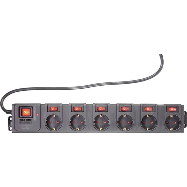 Renkforce RF-3313344 Stikdåse med overspændingsbeskyttelse 1 stk