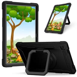 Shockproof 360 Kotelo telineellä Samsung Galaxy Tab A7 10.4 (2020) Musta