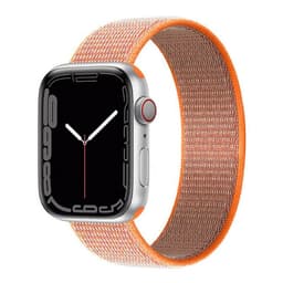 Nylonrannekoru Apple Watch 7 (45 mm) -Spicy Orange