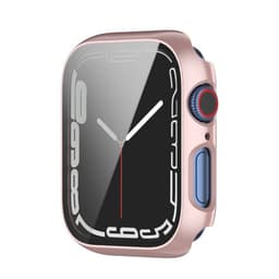 Kansi lasikuorella Apple Watch 7 (45mm) - Ruusu