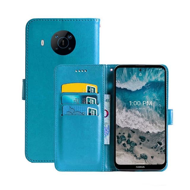 Wallet Cover 3-kort Nokia X100  - Lyseblå