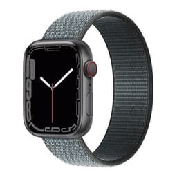 Nylonrannekoru Apple Watch 7 (41mm) -Storm Grey
