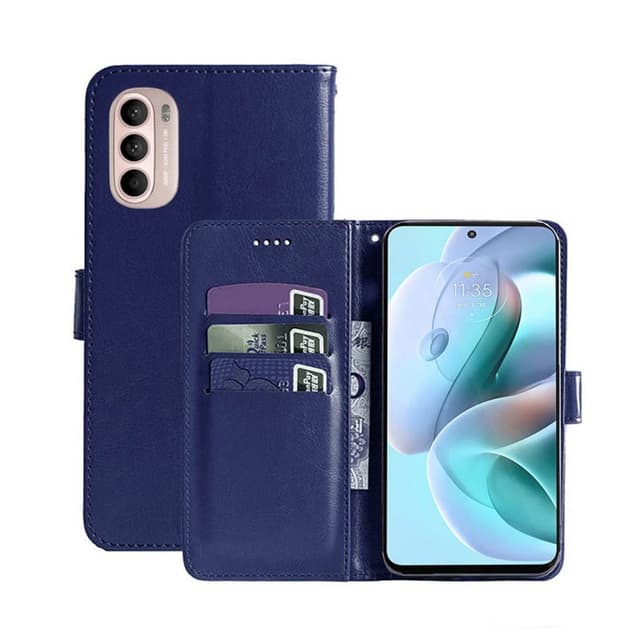 Wallet Cover 3-kort Motorola Moto G41  - mørk