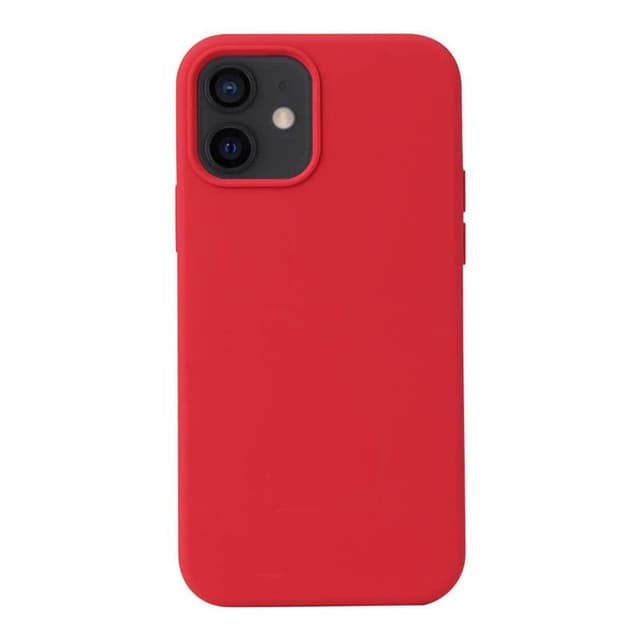 Liquid silikone cover Apple iPhone 12 Mini - Rød