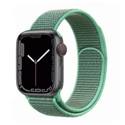 Nylonrannekoru Apple Watch 7 (45 mm) -Spearmint