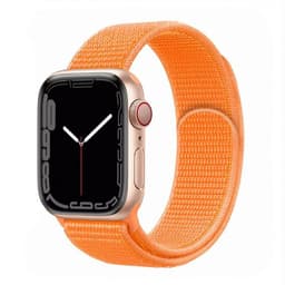 Nylonrannekoru Apple Watch 7 (45 mm) -Papaya