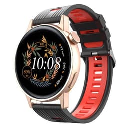 Twin RIB Rannekoru Huawei Watch GT3 (42mm) - Musta/punainen