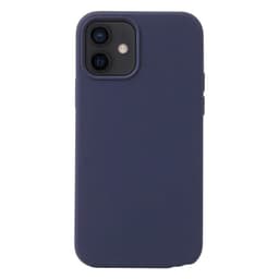 Liquid silikondeksel Apple iPhone 12 Mini - Mørke blå