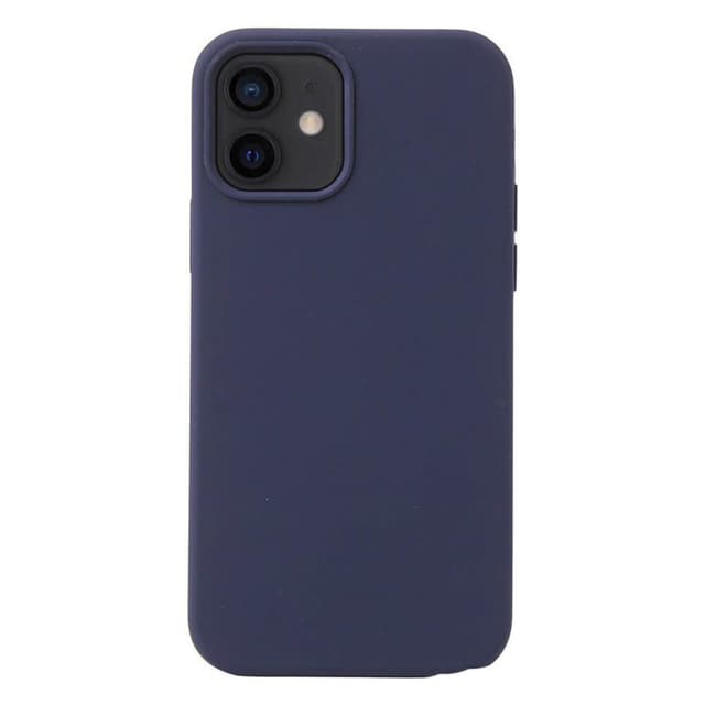Liquid silikondeksel Apple iPhone 12 Mini - Mørke blå