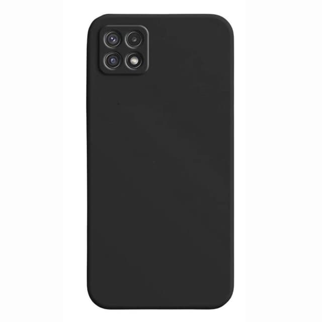 Liquid silikone cover Samsung Galaxy A22 5G - Sort