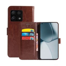 OnePlus 10 Pro Lompakkokotelo 3-kortti  - ruskea