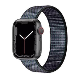 Nylonrannekoru Apple Watch 7 (45 mm) -Glowing Grapes