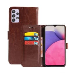 Samsung Galaxy A33 5G Lommebokdeksel 3-kort  - brun