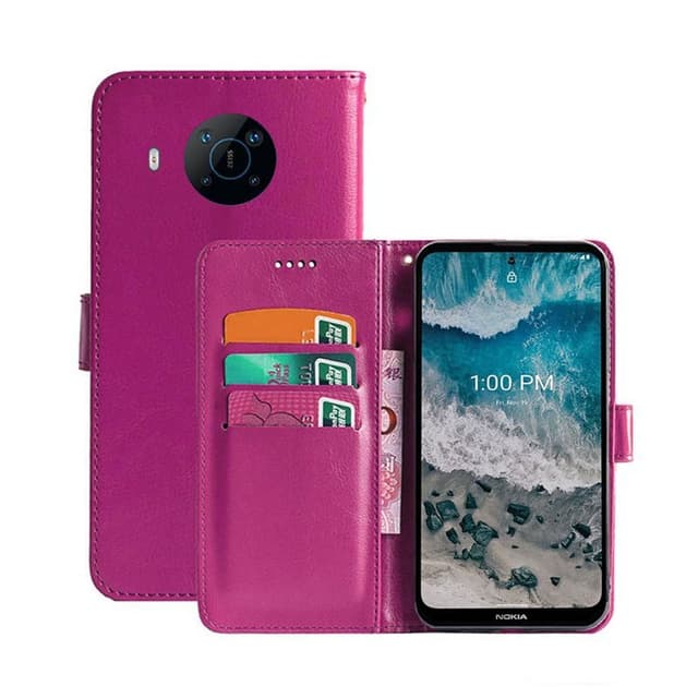 Wallet Cover 3-kort Nokia X100  - lyserød