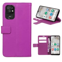 Wallet cover 2-kort til Doro 8110  - lilla