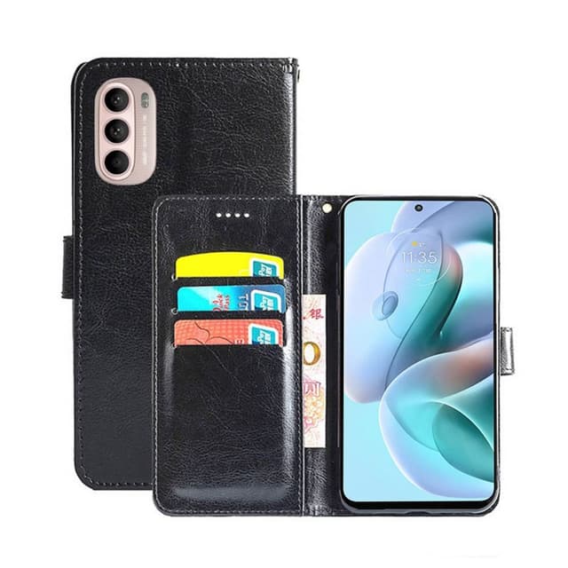Lompakkokotelo 3-kortti Motorola Moto G41  - musta