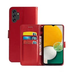 Lompakkokotelo 3-kortti Samsung Galaxy A13 5G  - punainen