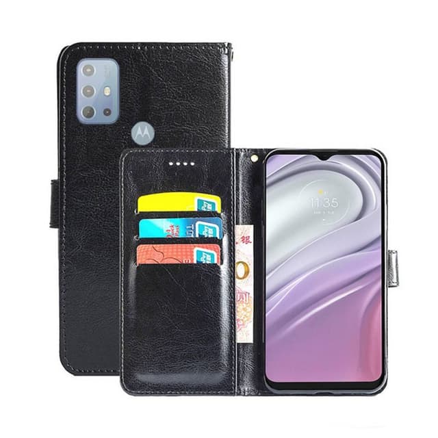 Lommebokdeksel 3-kort Motorola Moto G20  - Svart