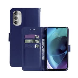 Mobilplånbok 3-kort Motorola Moto G71 5G   - Mörkblå