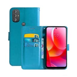 Wallet Cover 3-kort Motorla Moto G Power (2022)  - Lyseblå