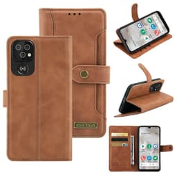 Wallet Cover 4-kort Doro 8110  - brun