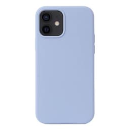 Liquid silikone cover Apple iPhone 12 - Lyseblå