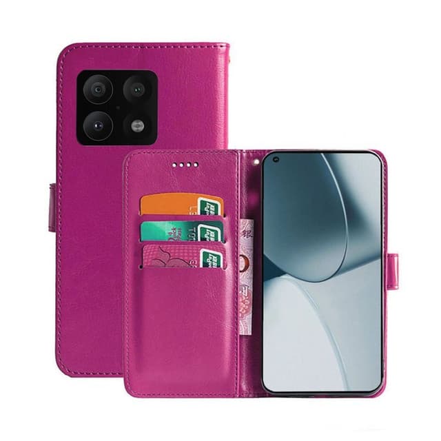 OnePlus 10 Pro Lommebokdeksel 3-kort  - Rosa