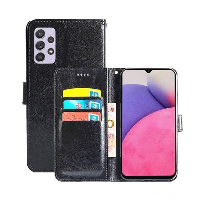 Samsung Galaxy A33 5G Wallet Cover 3-kort  - sort
