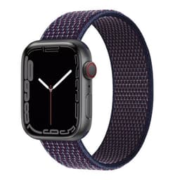 Nylon Armbånd Apple Watch 7 (41mm)-Indigo