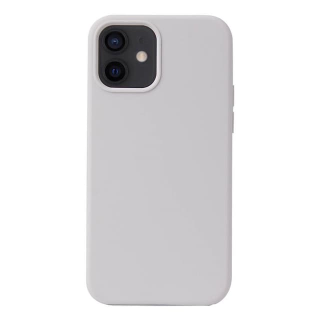 Liquid silikon skal Apple iPhone 12  - Vit