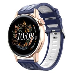 Twin RIB Armbånd Huawei Watch GT3 (42mm) - Blå/hvid