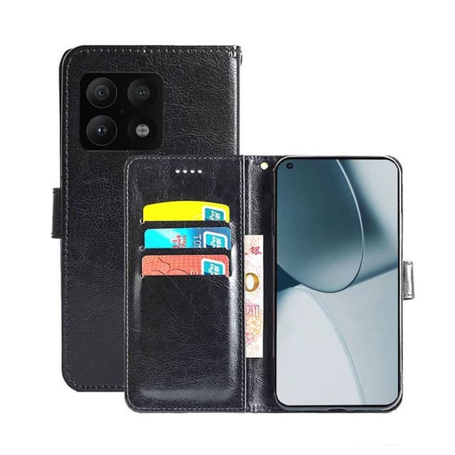 OnePlus 10 Pro Lommebokdeksel 3-kort  - Svart