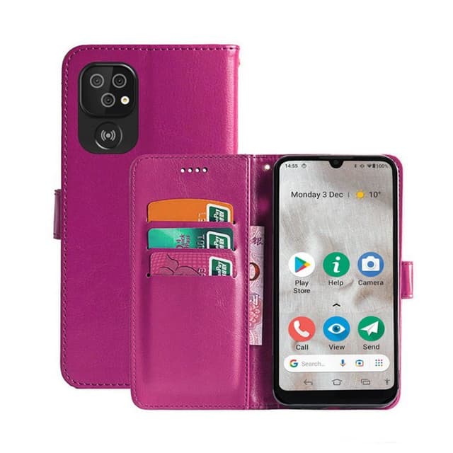 Wallet Cover 3-kort Doro 8110  - lyserød