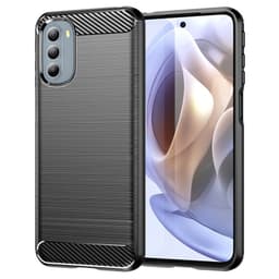 Børstet silikone cover Motorola Moto G71 5G