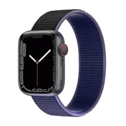 Nylonrannekoru Apple Watch 7 (45 mm) -Midnight Black