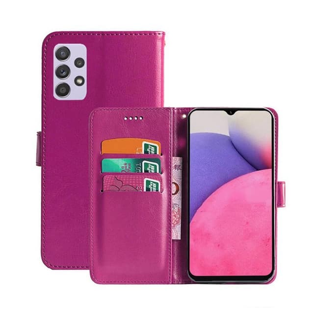 Samsung Galaxy A33 5G Lompakkokotelo 3-kortti  - pinkki