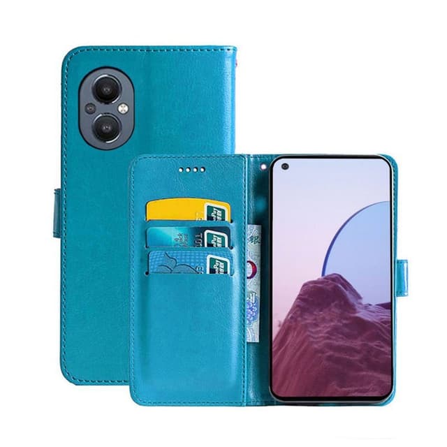 Lommebokdeksel 3-kort OnePlus Nord N20 5G  - Lyse blå