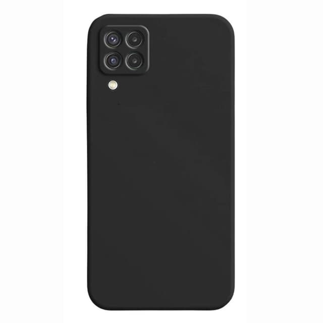 Liquid silikone cover Samsung Galaxy A22 4G - Sort