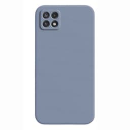 Liquid silikondeksel Samsung Galaxy A22 5G - Gråblå