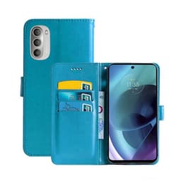 Motorola Moto G71 5G Lompakkokotelo 3-kortti  - Vaaleansininen